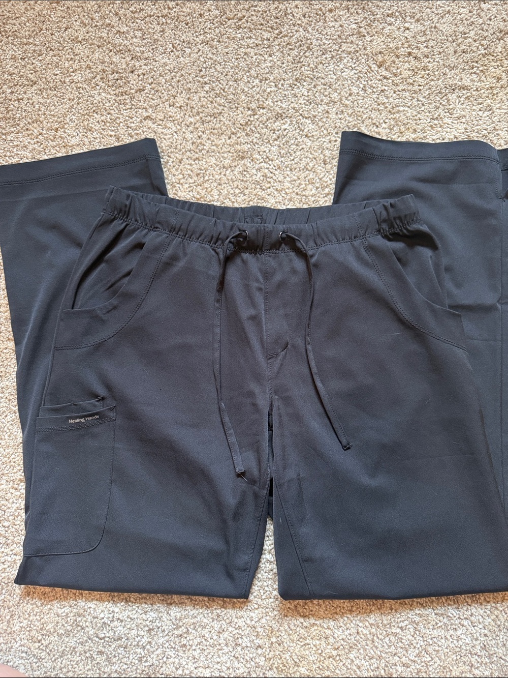 HH works black scrub pants